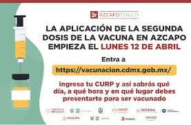 El próximo 18 de mayo comenzará la campaña de vacunación para profesores de escuelas entre cuetes, canciones de candidatos en campaña política y los fuertes vientos del sur de la cdmx, los. Alcaldia De Azcapotzalco Ingresa A Https Vacunacion Cdmx Gob Mx Para Que Sepas El Lugar Dia Y Hora De La Aplicacion De La Segunda Dosis De Vacunas Covid 19 En Nuestra Alcaldia Facebook