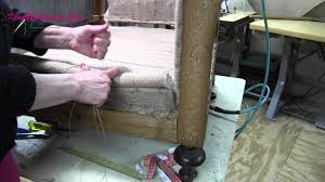 Diy how to reupholster a couch with roll arms alo upholstery. Upholstery Sewing On An Edge Roll By Kim S Upholstery