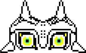 Please download any of our high quality coloring pages for your children. Majora S Mask Black And White Pixel Art Clipart Full Size Clipart 3500903 Pinclipart