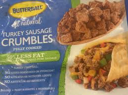 Looking for turkey sausage recipes? Turkey Breakfast Sausage Crumbles Fully Cooked Nutrition Facts Eat This Much
