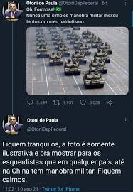 Maybe you would like to learn more about one of these? Sem Limite Para Mentiras Deputado Elogia Desfile Militar De Bolsonaro Com Foto De Tanques Da China E Assim