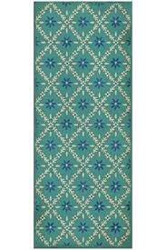 Turquoise Netline Vinyl Floor Cloth Vinyl Flooring Floor Cloth Vinyl