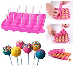 Use some melted butter to grease your cake pop mould, and then lightly dust with flour. Amazon Com Decora 20 Cavity Silicone Mold With 20 Pcs Sticks For Cake Pop Hard Candy And Party Cupcake Kitchen Dining
