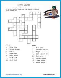 All of them are fully interactive, and come with answers. Fun Crossword Puzzle For Kids About Animals