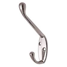 Branch extracting hook, ideal for leverage and. Smith Locke Hat Coat Hook Polished Chrome 90mm Single Hooks Screwfix Com