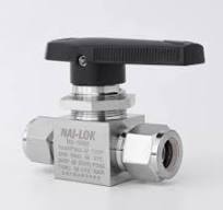 3 Way High Pressure 6000psi Peek Seat Ball Valve 1 4 Double Ferrule  Instrument Stainless Steel 316 CNG Ball Valve