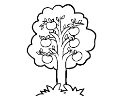 Leaf coloring pages make a great activity for fall. An Apple Tree Coloring Page Coloringcrew Com