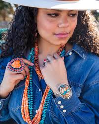 Kingman Turquoise, Spiny Oyster & Brass Composite Cuff by Raquel & Leonard  Hurley