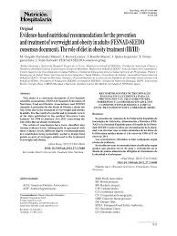 pdf evidence based nutritional recommendations for the