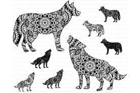 Download Download Mandala Wolf Howling Wolf Mandala Svg Files Free Free 3d Svg Cut Files For Cricut