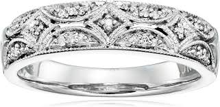 Here are six things to know about sterling silver rings. Amazon Com Sterling Silver Diamond Band Ring 1 20 Cttw I J Color I2 I3 Clarity Jewelry