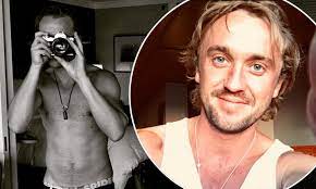 Harry Potter's Tom Felton sends fans into meltdown as he poses shirtless  for bedroom snap | Daily Mail Online
