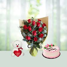 See more ideas about cake, cupcake cakes, flower cake. Buy Flowers Cake Teddy Combo Online Online Order Flowers Cake Teddy Combo Online Online Send Gift Of Flowers Cake Teddy Combo Online Online Gifts To India Delivery Phoolwala