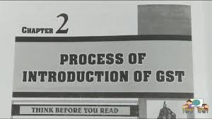Process Of Introduction Of Gst Kalyani Publisher B Com 5th Sem Year3 Chapter 2 Free Ki Pathshala Youtube