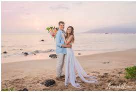 Sunset Splendor Kallie Travis Maui Beach Wedding Maui Beach Wedding Hawaii Wedding Photographer Beach Wedding Locations