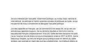 Lettre De Motivation Parcoursup Lettre Pour Une Licence En Sciences Politiques