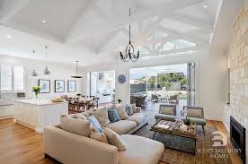 Raked Ceilings Home Living Room House Living Room Modern Coastal Living Rooms