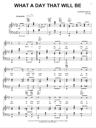 What A Day That Will Be Sheet Music Jim Hill Piano Vocal Guitar Right Hand Melody Hymn Sheet Music Hymns Lyrics Sheet Music