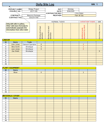 I need some roster help. Construction Daily Log Template For Excel Webqs