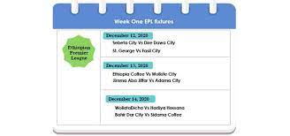 Ethiopia ethiopia premier league fixtures 2020/21. 2020 21 Epl Season To Commence Today The Reporter Ethiopia English