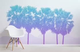 Beach & tropical wall murals. Tropical Vintage Filter Wallpaper Mural Hovia
