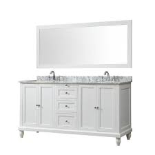 We did not find results for: Direct Vanity Sink Classic 70 In Bath Vanity In White With Carrara Marble Vanity Top With White Basins And 1 Large Mirror 6070d9 Wwc M The Home Depot