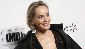 Let me explain, there's a monkey in a dress on the shoulder of one sharon stone. Sharon Stone Stars In The Netflix Series Ratched