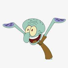 Happy To Lift The Hands Of The Octopus Brother Squidward Spongebob Wallpaper Whatsapp Profile Picture Funny