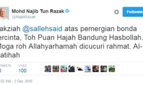 Susunan acara kasripahan (kematian) mc bahasa jawa. Pm Menteri Kabinet Ucap Takziah Kematian Ibu Salleh Keruak