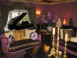 Pin By Melissa Culton On Living Room Purple Living Room Gold Home Decor Gold Living Room