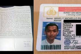 Ucapan terima kasih dalam bahasa inggris sudah mainstream? Viral Seorang Pemuda Tulis Surat Ucapan Terima Kasih Untuk Polisi Setelah Lulus Tes Dan Dapat Sim
