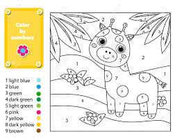 Get crafts, coloring pages, lessons, and more! Children Educational Game Coloring Page With Giraffe In Jungle Stock Photo Picture And Royalty Free Image Image 101187352