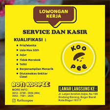 Informasi lowongan kerja bogor terbaru dan terlengkap. Lowongan Kerja Service Dan Kasir Atmago