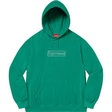 You can never have too many hoodies. Supreme Kaws Chalk Box Logo Hoodie Light Pine Hype Clothinga