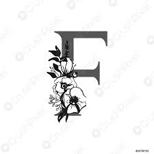 15.06.2021 · floral free printable alphabet letters banner. Vector Flower Alphabet Design Of Letter F Decoration Of Wedding Stock Vector Crushpixel