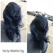 Denim Blue Hair Inspiration Color Hair Styles Dyed Hair