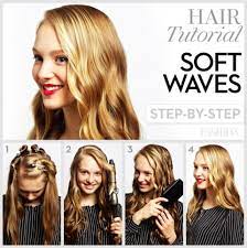 Curling your hair with a curling iron (or a flat iron) and then backcombing each curl with a brush can add more body and bounce that would otherwise not come out naturally. Soft Loose Curls 4 Steps To Wavy Hair Fashion Magazine