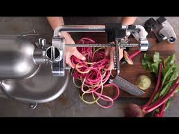 This way, the zucchini water can evaporate before you add more liquid with the sauce. Kitchenaid Spiralizer Attachment Youtube