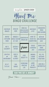 About Me Bingo Challenge Story Template In 2020 Instagram Story Questions Bingo Template Instagram Questions