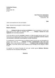 Nom prénom votre adresse complète. Lettre De Demande De Prolongation Du Delai De Preavis Suite A La Resiliation Du Bail D Habitation Modele De Lettre Gratuit Exemple De Lettre Type Documentissime