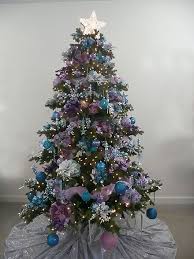 Purple And Blue Christmas Tree Purple Christmas Tree Holiday Christmas Tree Purple Christmas