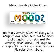 Mood Color Chart For Necklaces Mood Free Download