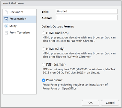 Rendering Powerpoint Presentations With Rstudio Rstudio Support