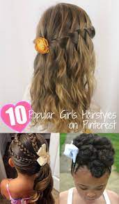 10 Of The Most Popular Girls Hairstyles On Pinterest Girly Hairstyles Cute Hairstyles For Kids Wedding Hairstyles For Girls