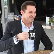 Hughjackman Brought His Laughing Man Coffee Company To Sxsw Head To Justjared Com To Watch His New Commercial For H Hugh Jackman Laughing Man Coffee Jackman