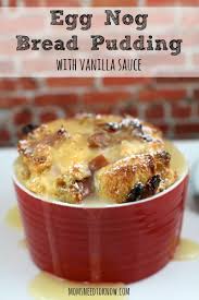 Eggnog Bread Pudding Recipe Moms Need To Know Recipe Pudding Recipes Eggnog Bread Pudding Eggnog Dessert