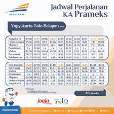 Pt kai hentikan operasional ka kalijaga relasi solo semarang. Jadwal Kereta Api Jogja Solo Hari Ini