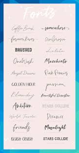Fonts Collection For Commercial Use Download Handwritten Brush Script Calligraphy Handlettering Signature Fonts For Signature Fonts Tattoo Fonts Lettering