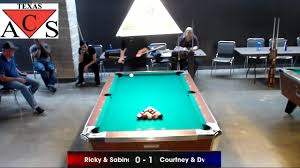 The premier single player pool experience. Rick Reed Sabine Reed Vs Courtney Evans Dwayne Mars Acs Texas Videos