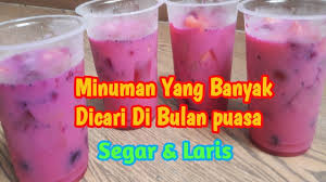Resep es buah * 3/4 melon * 3/4 pepaya * 3/4 buah naga * 3 kaleng skm * 1 saset agar nutijell (lebih kenyal/tidak hancur pakai. Es Buah Segar Laris Ide Jualan Minuman Di Bulan Puasa Modal Kecil Dan Mudah